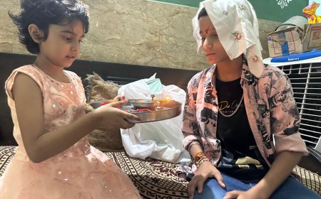 भाई-बहन के अटूट प्यार का पर्व रक्षाबंधन नगर व ग्रामीण क्षेत्रो में बड़े ही हर्षोल्लास के साथ मनाया गया!