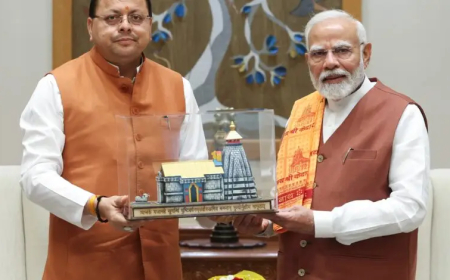 CM धामी ने PM मोदी से की मुलाक़ात, हरियाणा में मिली जीत पर दी बधाई…