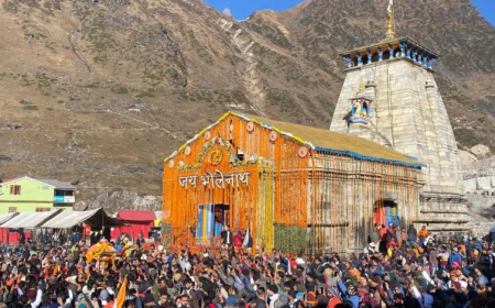 Big News : ग्यारहवें ज्योर्तिलिंग श्री केदारनाथ धाम के कपाट शीतकाल के लिए बंद…