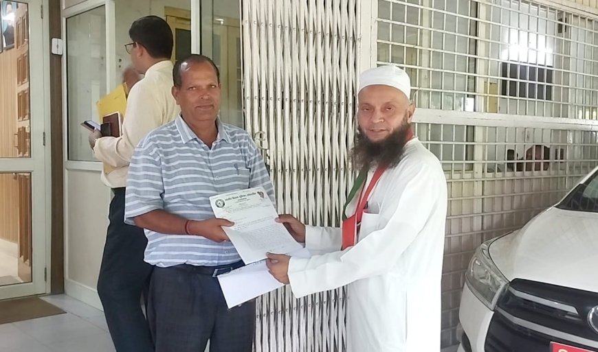 जमीनी विवाद को लेकर जिलाधिकारी व वरिष्ठ पुलिस अधीक्षक के यहां पहुंचे इमरान खान