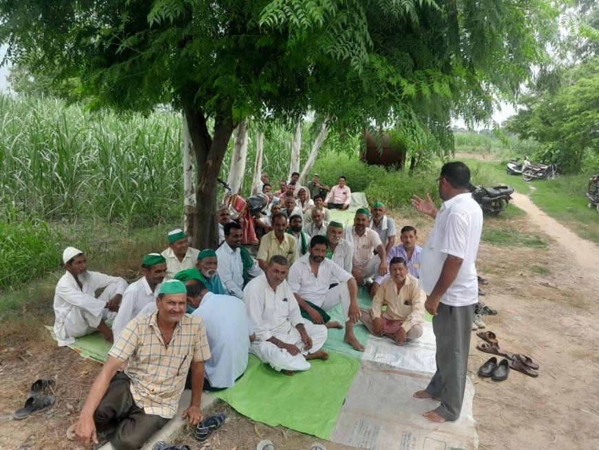 ग्रामीणों ने विद्युत उप केंद्र में किया धरना प्रदर्शन