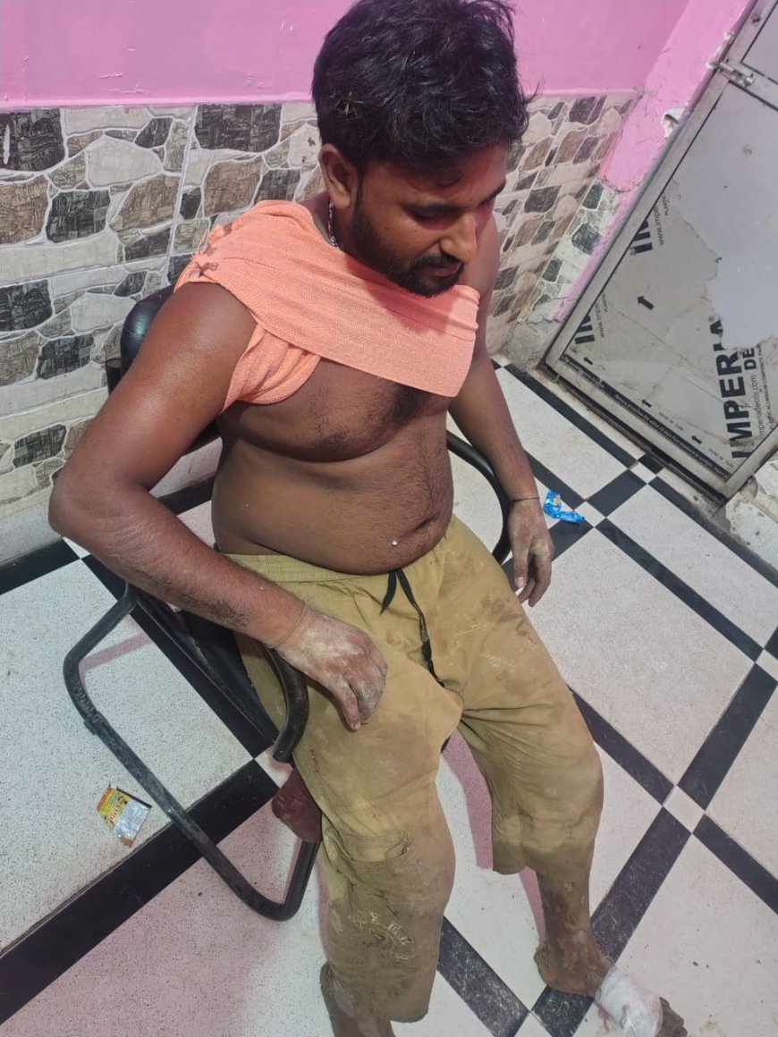 ट्रैक्टर ट्राली हादसे में तीन लोग घायल