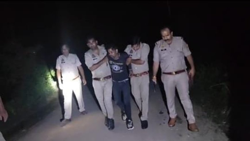 पुलिस मुठभेड़: गौकशी के आरोपी के पैर में लगी गोली,घायल