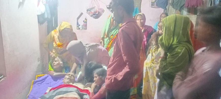 सर्पदंश से वृद्ध की मौत, परिजनों में मचा कोहराम*