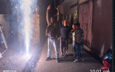 शेरकोट नगर में एनडीए की जीत पर उत्सव का माहौल, कार्यकर्ताओं ने जमकर मनाया जश्न